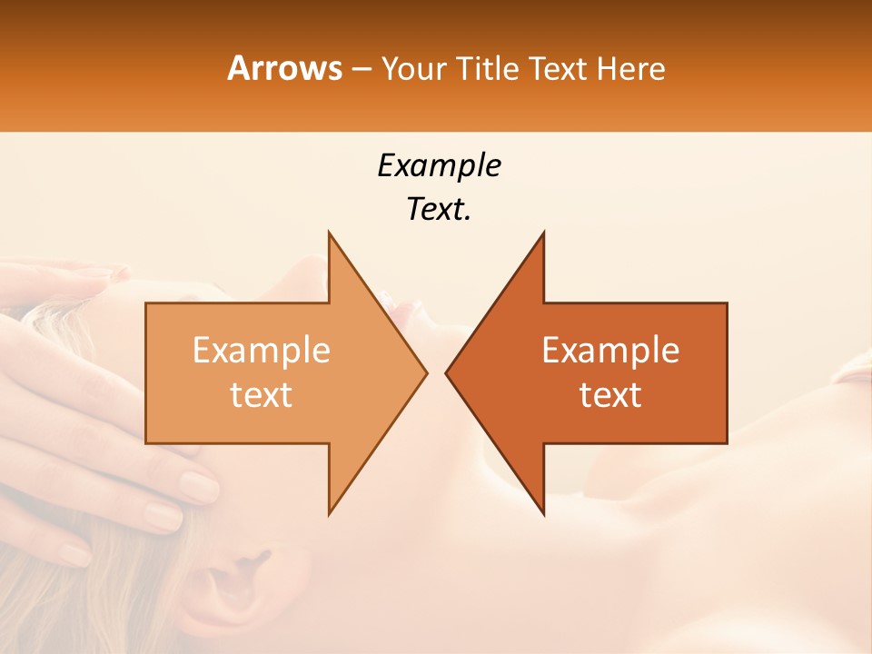 A Woman Getting A Facial Massage At A Spa PowerPoint Template