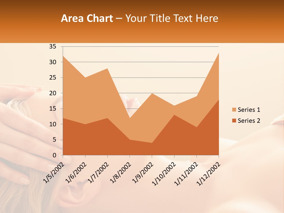 A Woman Getting A Facial Massage At A Spa PowerPoint Template
