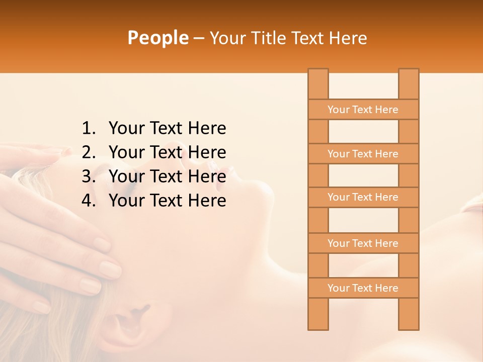 A Woman Getting A Facial Massage At A Spa PowerPoint Template