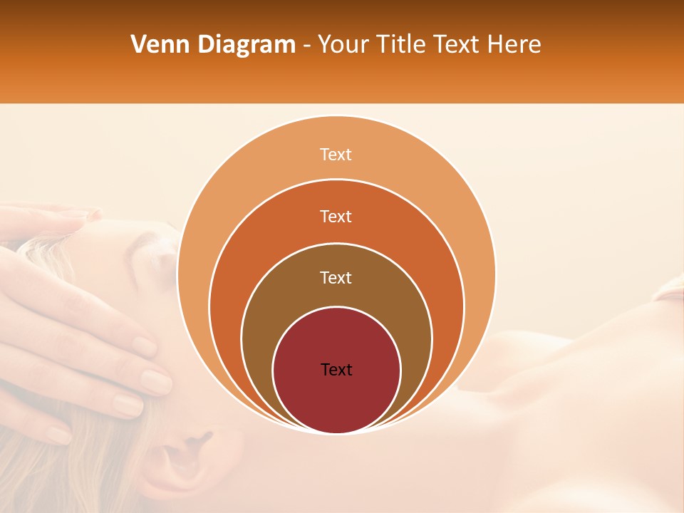 A Woman Getting A Facial Massage At A Spa PowerPoint Template