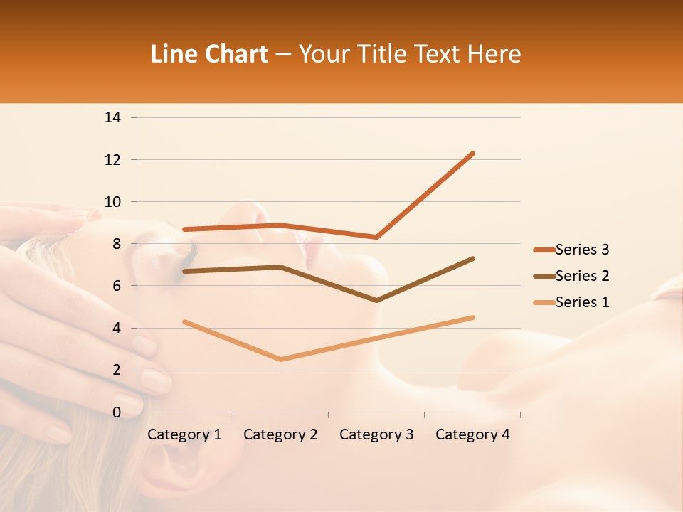 A Woman Getting A Facial Massage At A Spa PowerPoint Template