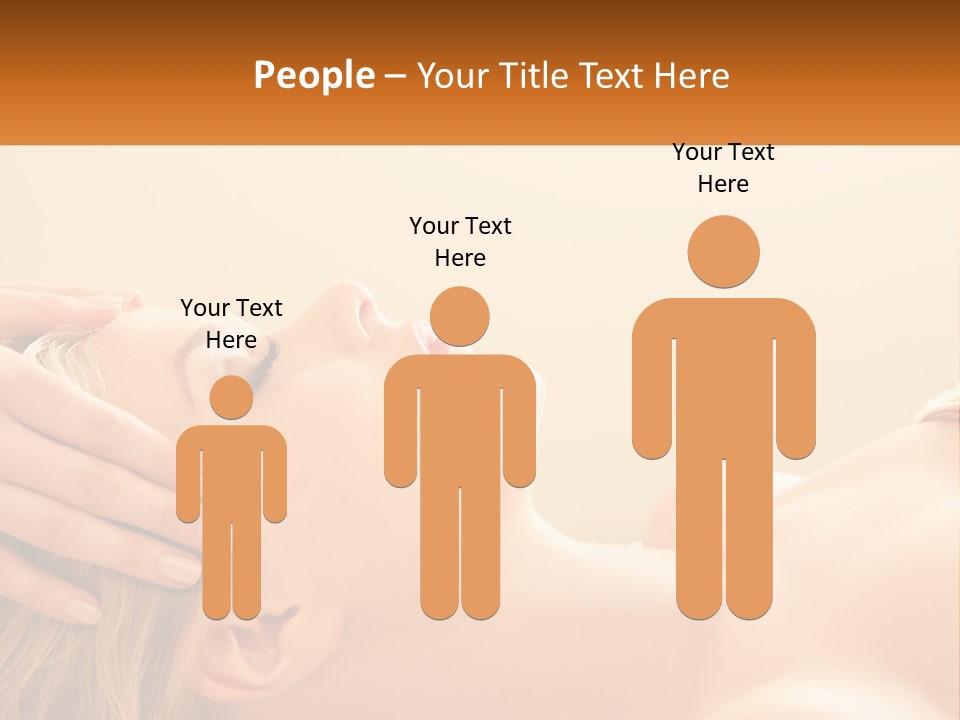 A Woman Getting A Facial Massage At A Spa PowerPoint Template