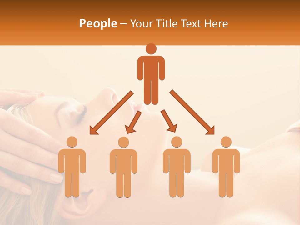 A Woman Getting A Facial Massage At A Spa PowerPoint Template