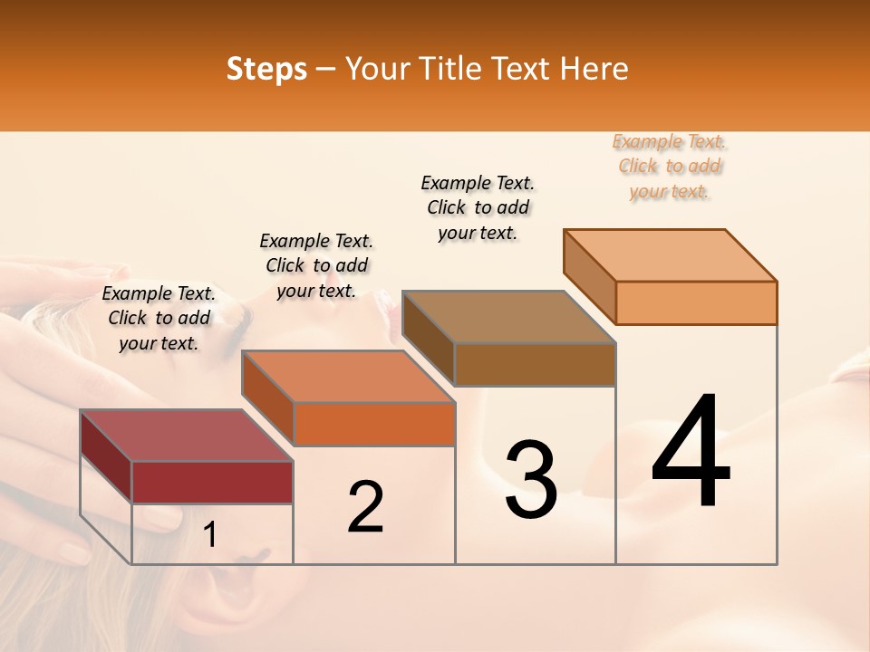 A Woman Getting A Facial Massage At A Spa PowerPoint Template