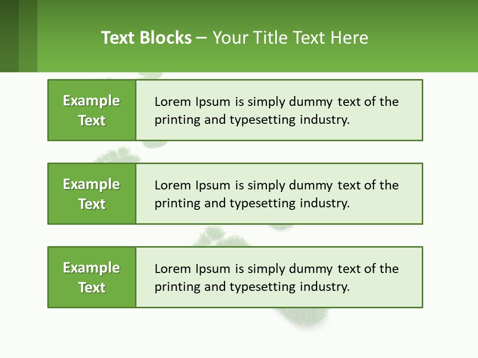 A Green Foot Print On A White Background PowerPoint Template