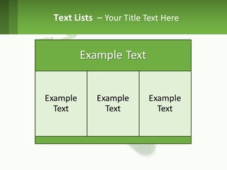 A Green Foot Print On A White Background PowerPoint Template