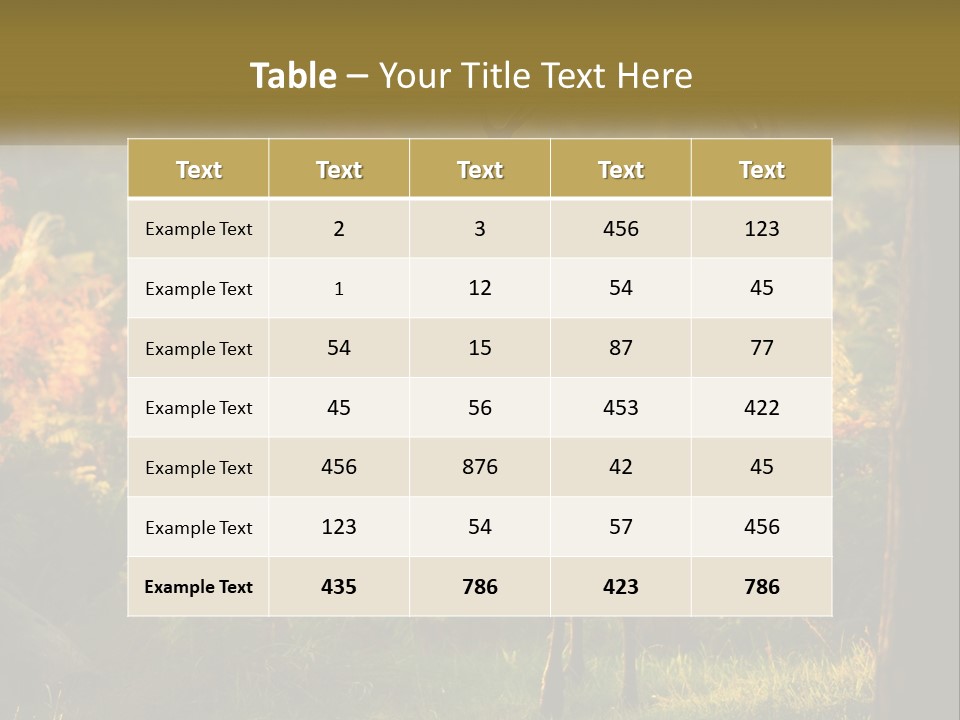 A Deer Standing In The Middle Of A Forest PowerPoint Template