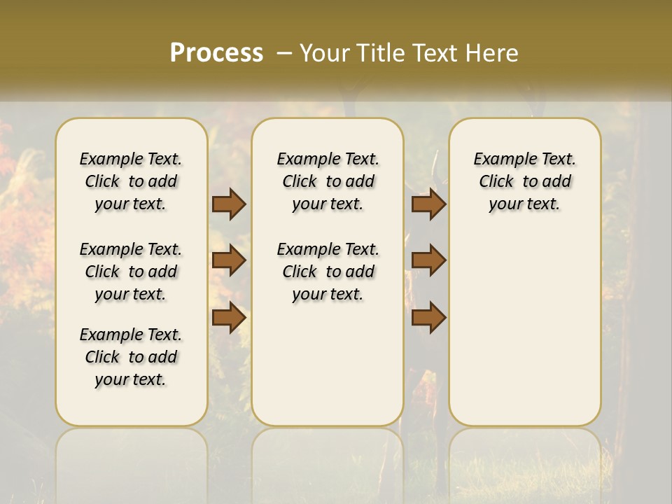 A Deer Standing In The Middle Of A Forest PowerPoint Template
