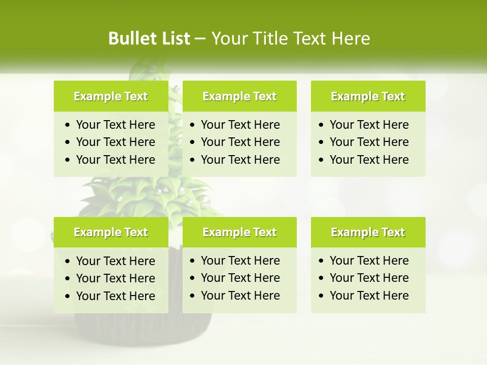 A Cupcake With A Christmas Tree On Top Of It PowerPoint Template