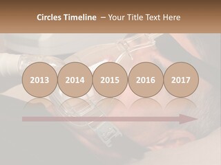 A Man Laying Down With A Breathing Mask On PowerPoint Template