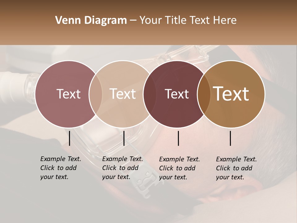 A Man Laying Down With A Breathing Mask On PowerPoint Template