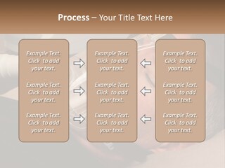 A Man Laying Down With A Breathing Mask On PowerPoint Template