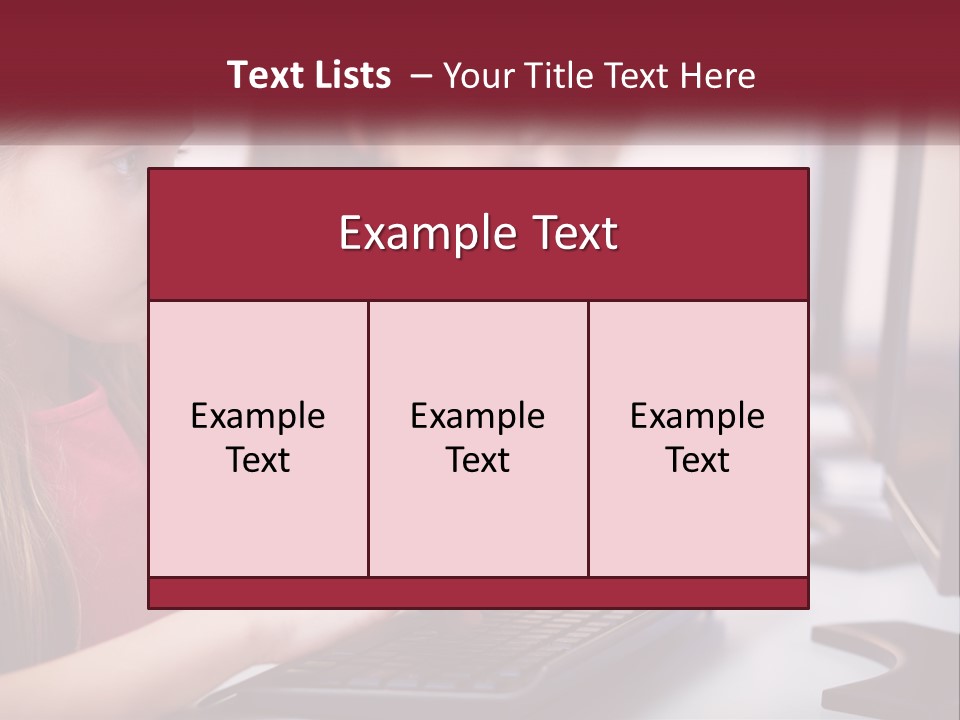A Group Of Children Sitting At A Computer PowerPoint Template