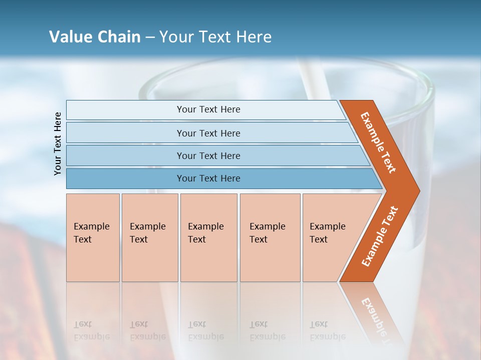 A Glass Of Milk Being Poured Into It PowerPoint Template