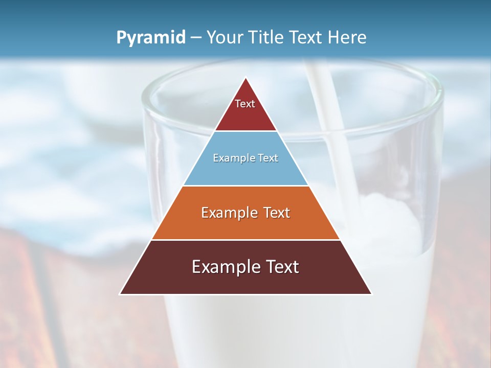 A Glass Of Milk Being Poured Into It PowerPoint Template