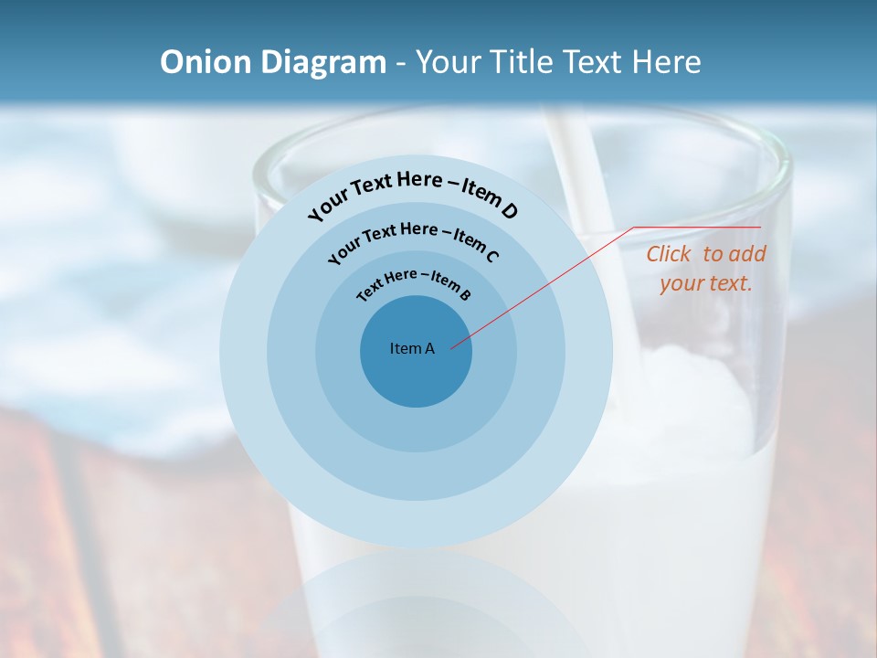 A Glass Of Milk Being Poured Into It PowerPoint Template