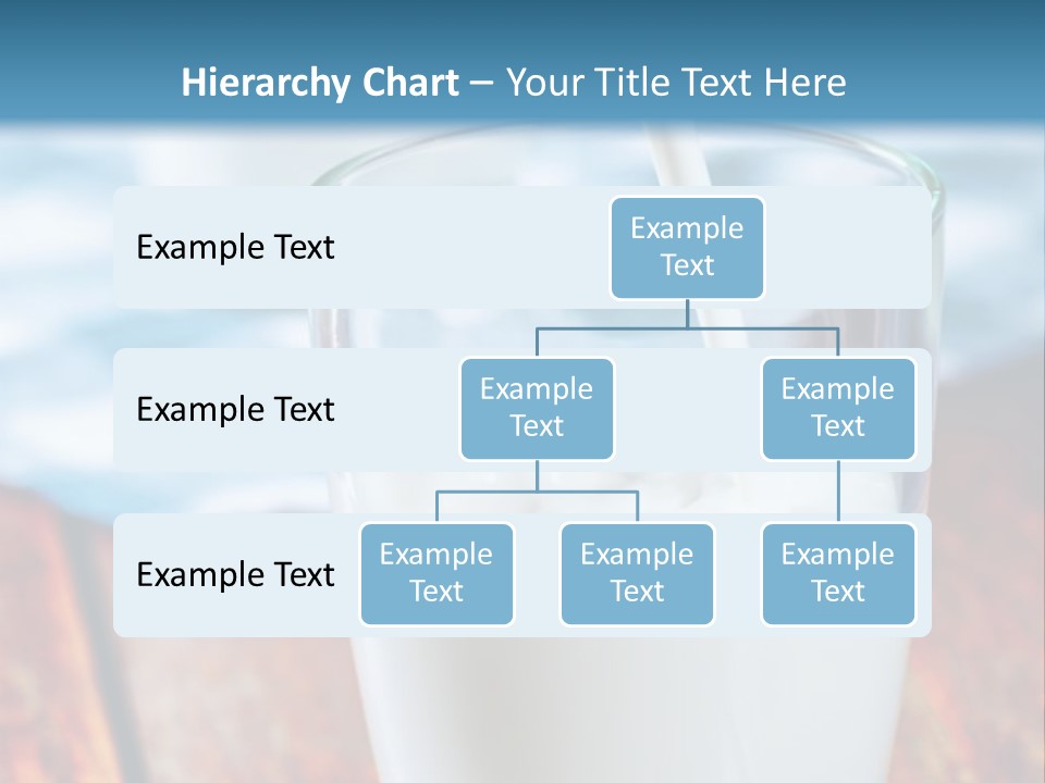 A Glass Of Milk Being Poured Into It PowerPoint Template