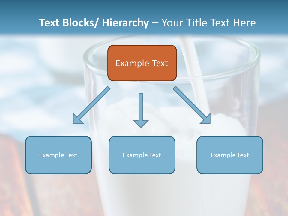 A Glass Of Milk Being Poured Into It PowerPoint Template