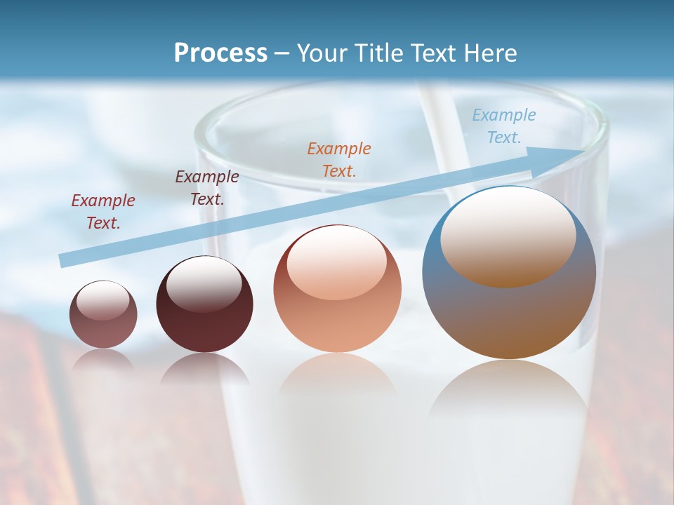 A Glass Of Milk Being Poured Into It PowerPoint Template