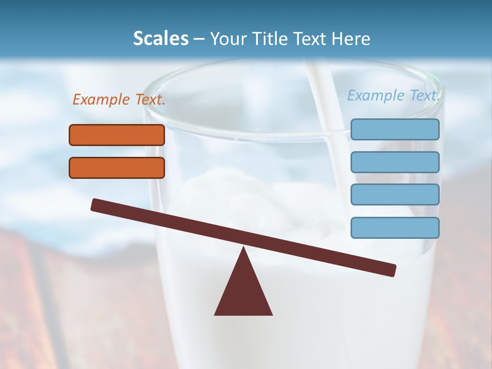 A Glass Of Milk Being Poured Into It PowerPoint Template