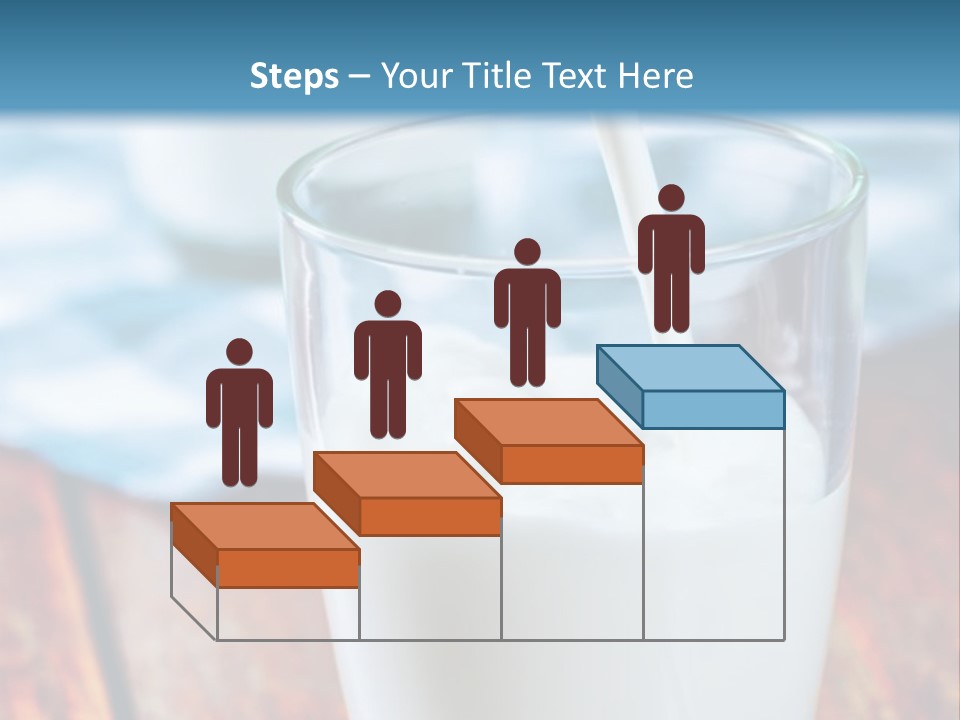 A Glass Of Milk Being Poured Into It PowerPoint Template