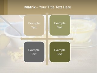 A Table Topped With A Bowl Of Lemons And A Cup Of Tea PowerPoint Template