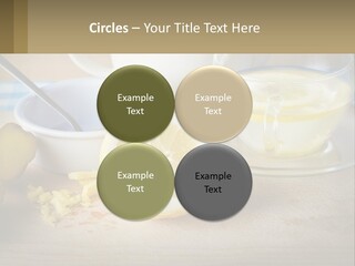 A Table Topped With A Bowl Of Lemons And A Cup Of Tea PowerPoint Template