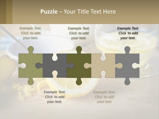 A Table Topped With A Bowl Of Lemons And A Cup Of Tea PowerPoint Template