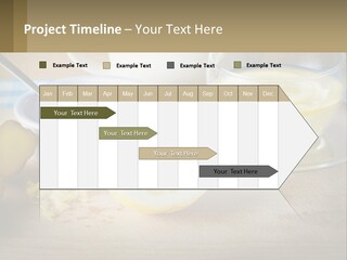 A Table Topped With A Bowl Of Lemons And A Cup Of Tea PowerPoint Template