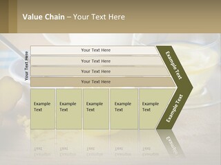 A Table Topped With A Bowl Of Lemons And A Cup Of Tea PowerPoint Template