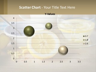 A Table Topped With A Bowl Of Lemons And A Cup Of Tea PowerPoint Template