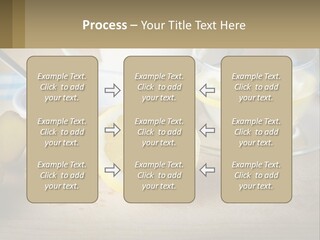 A Table Topped With A Bowl Of Lemons And A Cup Of Tea PowerPoint Template