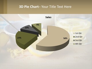 A Table Topped With A Bowl Of Lemons And A Cup Of Tea PowerPoint Template