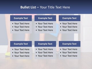 A Pair Of Women's Legs With High Heels And A Purse PowerPoint Template