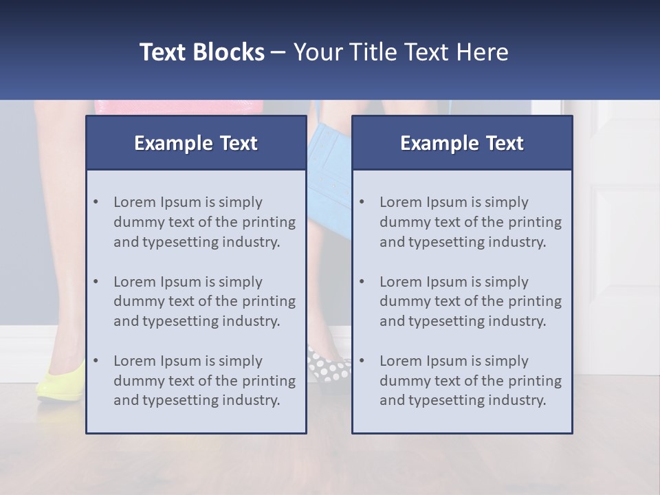 A Pair Of Women's Legs With High Heels And A Purse PowerPoint Template