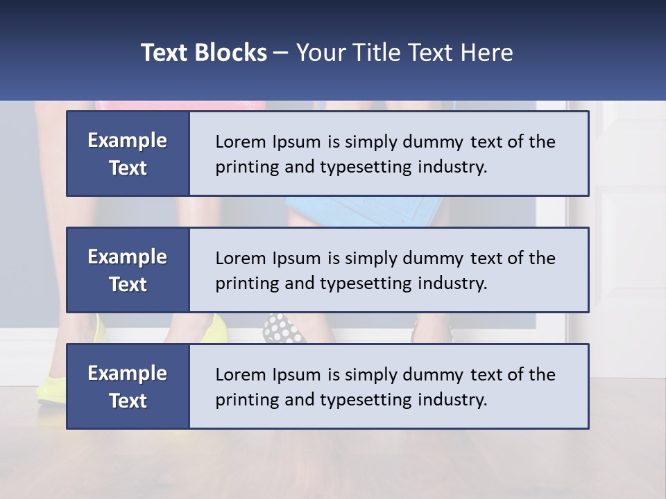 A Pair Of Women's Legs With High Heels And A Purse PowerPoint Template