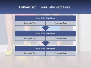 A Pair Of Women's Legs With High Heels And A Purse PowerPoint Template