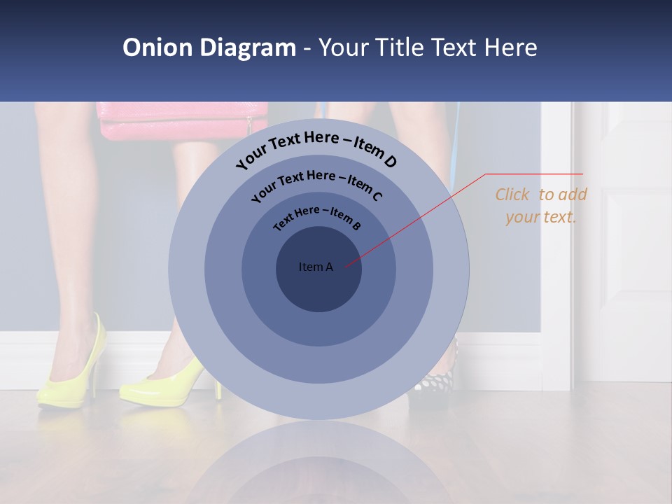 A Pair Of Women's Legs With High Heels And A Purse PowerPoint Template