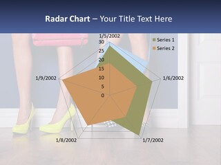 A Pair Of Women's Legs With High Heels And A Purse PowerPoint Template