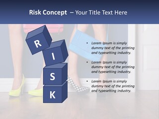 A Pair Of Women's Legs With High Heels And A Purse PowerPoint Template