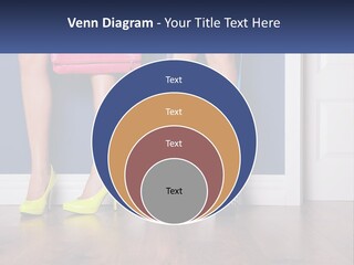 A Pair Of Women's Legs With High Heels And A Purse PowerPoint Template