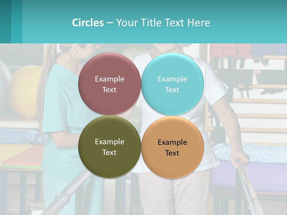A Nurse And A Patient Shaking Hands In A Hospital PowerPoint Template