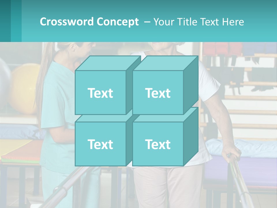 A Nurse And A Patient Shaking Hands In A Hospital PowerPoint Template