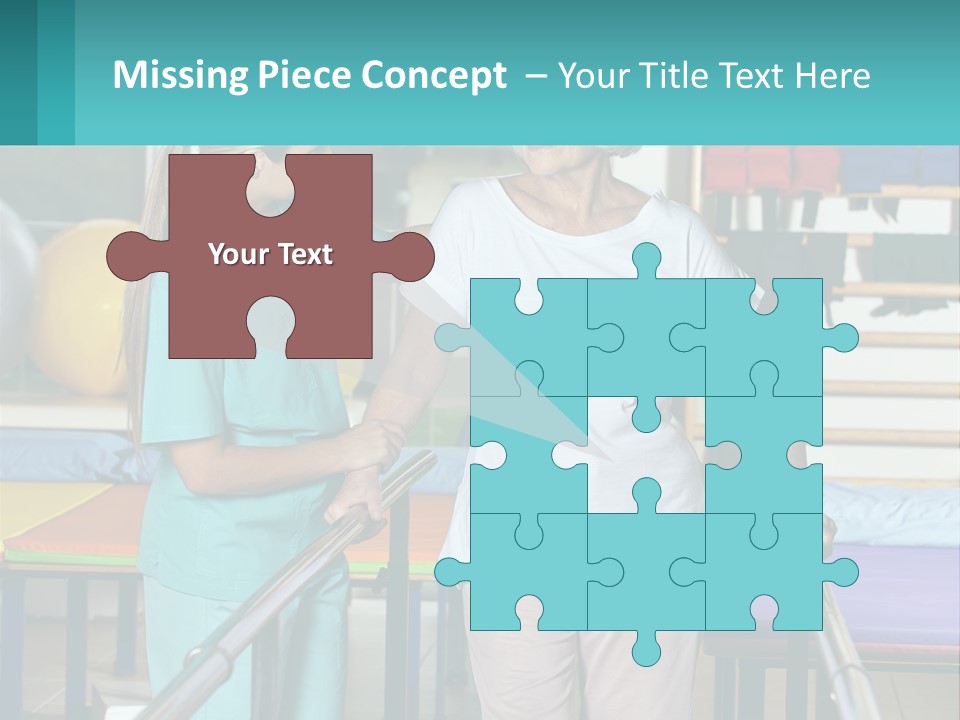 A Nurse And A Patient Shaking Hands In A Hospital PowerPoint Template