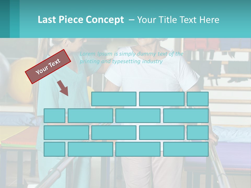 A Nurse And A Patient Shaking Hands In A Hospital PowerPoint Template