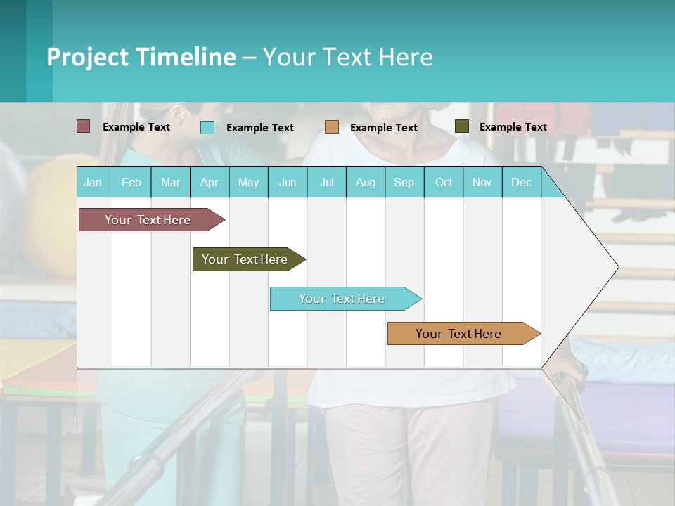 A Nurse And A Patient Shaking Hands In A Hospital PowerPoint Template