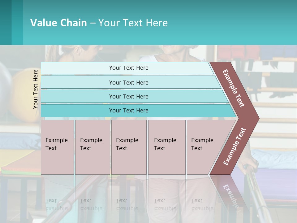 A Nurse And A Patient Shaking Hands In A Hospital PowerPoint Template