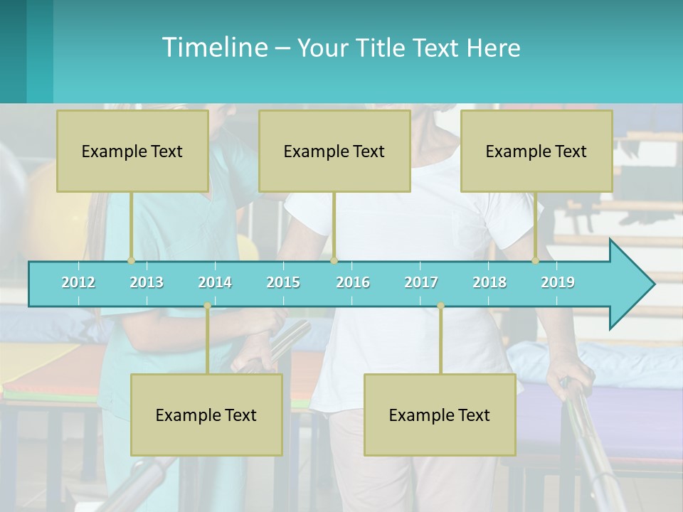 A Nurse And A Patient Shaking Hands In A Hospital PowerPoint Template