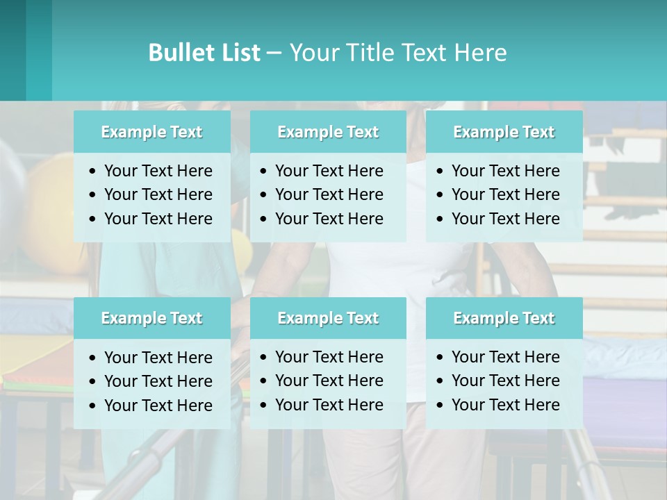 A Nurse And A Patient Shaking Hands In A Hospital PowerPoint Template