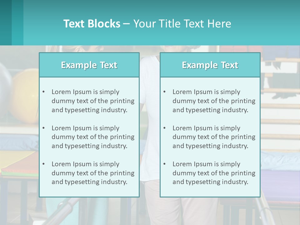 A Nurse And A Patient Shaking Hands In A Hospital PowerPoint Template